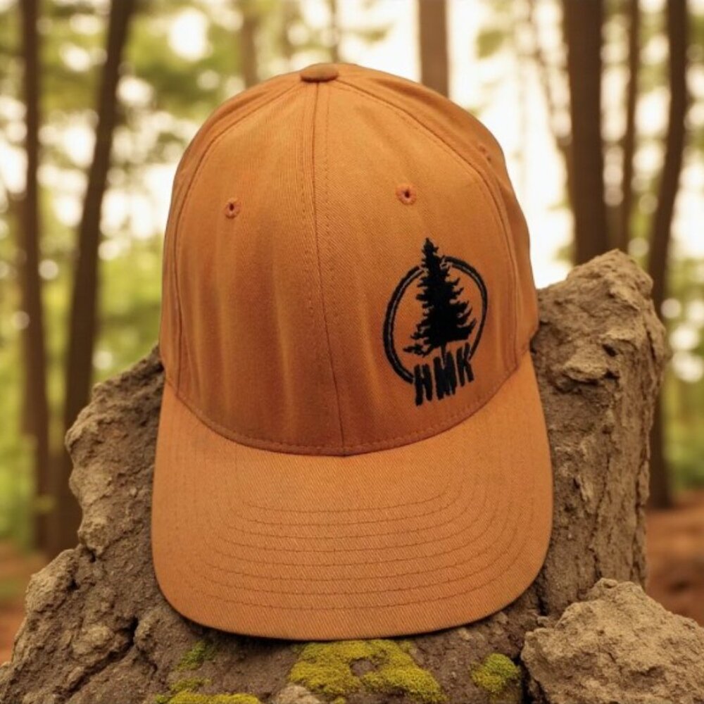 Yupoong HMK Flex Fit  Embroidered Ball Cap Orange L XL